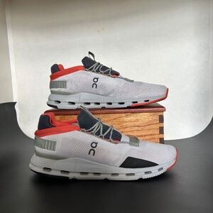 On Cloudnova Men’s Sneakers Silver/Olive/Black/Orange, 26.99819, Size 13M